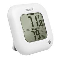 BALDR Square Thermometer and Hygrometer with Temperature Humidity Display Temperature Sensor (Blue) N13