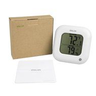 BALDR Square Thermometer and Hygrometer with Temperature Humidity Display Temperature Sensor (Blue) N16