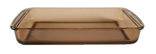 Corning Ware / Pyrex Fireside Amber Rectangular Baking Dish ( 9" x 11" / 2 Quart ) ( 232-N )