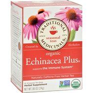 Traditional Medicinals Organic Echnicea Plus, Wrapped Tea Bags, 16 ct