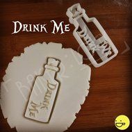 FULL Set of 3 Alice In Wonderland Tea Party Cookie Cutters | Alice in Wonderland themed biscuit cutters N3