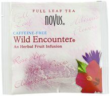 Novus Wild Encounter Herbal Tea, Caffeine Free, 12 Count Tea Bag