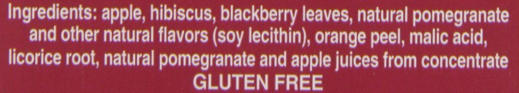 Bigelow Pomegranate Pizzazz Herbal Tea, 20-Count Boxes (Pack of 6) N5