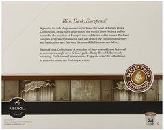 Barista Prima Dark Roast Extra Bold Coffee K-Cup, Italian Roast, 96 Count N4