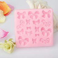 Silicone Bows Cake Mold Cookie Biscuit Jelly Mould N9