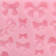 Silicone Bows Cake Mold Cookie Biscuit Jelly Mould N12