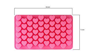 Mini Heart Shaped Fondant Cake Chocolate Pan Candy Soap Silicone Mold Baking Pan Cake Decoration