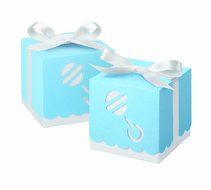 Wilton 415-0408 Blue-White Stripes Favor Cylinder Kit, 20 Count N3