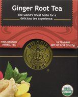 Ginger Root Tea - Organic Herbs - 18 Bleach Free Tea Bags
