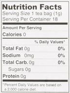 Ginger Root Tea - Organic Herbs - 18 Bleach Free Tea Bags N2
