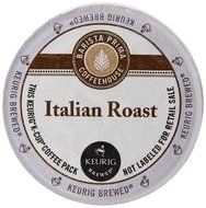 Barista Prima Coffeehouse Coffee, Keurig K-Cups, Italian Roast, Dark Roast, 24- Count N37