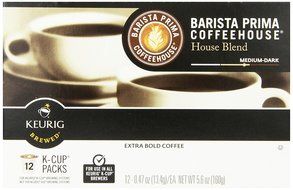 Barista Prima Coffeehouse Coffee, Keurig K-Cups, Italian Roast, Dark Roast, 24- Count N46