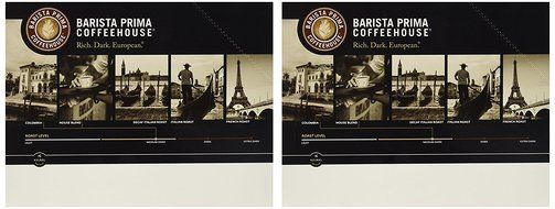 Barista Prima Coffeehouse Coffee, Keurig K-Cups, Italian Roast, Dark Roast, 24- Count N52