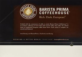 Barista Prima Coffeehouse Coffee, Keurig K-Cups, Italian Roast, Dark Roast, 24- Count N53