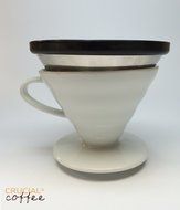 Washable &amp; Reusable Stainless Steel Cone Coffee Filter &amp; Pour Over Kettle, Fits Hario V60 02 &amp; 03 Coffee Drippers... N3