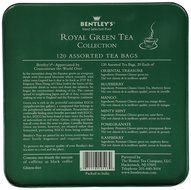 Bentley's Royal Hand Selected Pure 120-Count Assorted Green Tea Tin N2