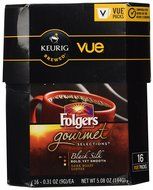 32 Count - Folgers Gourmet Selections Black Silk Bold Coffee Vue Cup For Keurig Vue Brewers