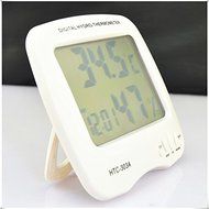 Eulay HTC-303A Digital Indoor Thermometer Hygrometer with Alarm Clock &amp; Date N3