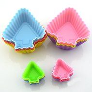 Cake Crayon Muffin Chocolate Silicone Mold Ice Tray Arrow 30 Pcs, Mixed Colors