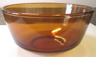 Anchor Hocking Fire King 2 Qt Amber Bowl or Casserole