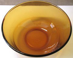 Anchor Hocking Fire King 2 Qt Amber Bowl or Casserole N2