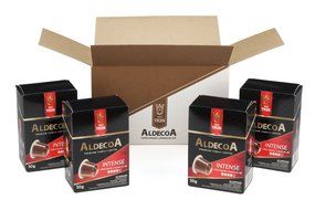 Aldecoa Nespresso Coffee Capsules, Intense, 10 Count (Pack of 4) N3