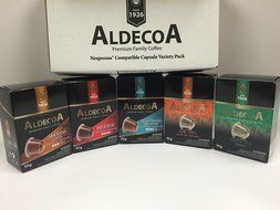 Aldecoa Nespresso Coffee Capsules, Intense, 10 Count (Pack of 4) N6