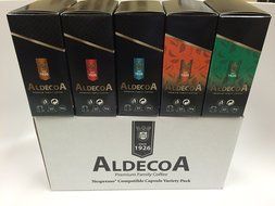Aldecoa Nespresso Coffee Capsules, Intense, 10 Count (Pack of 4) N7