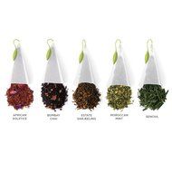 Tea Fort&eacute; WORLD OF TEAS Large Tin Sampler Gift Assortment with 15 Handcrafted Pyramid Tea Infusers - Green Tea... N3