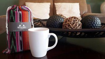 Two Volcanoes Coffee - Gourmet Guatemala Whole Bean Medium Roast Single-Origin Coffee. 1 lb N13
