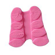 Wocuz WZ1211 4 3D Silicone Leaf Petal Veiner Sugar Craft Tools Fondant and Gum Paste Mold