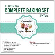 UnicGlam Baking Kit Kids Baking Set Girls Baking Set Real Cupcake Making kit Perfect Gift for Birthdays, Weddings... N2
