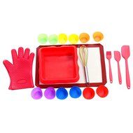 UnicGlam Baking Kit Kids Baking Set Girls Baking Set Real Cupcake Making kit Perfect Gift for Birthdays, Weddings... N3