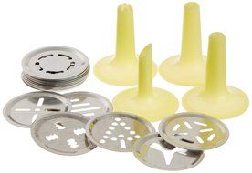 Cookie Press Deluxe Set by Cucina Pro - Includes 20 Discs and Four Icing Nozzles N2
