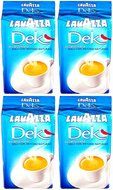 Lavazza: "Dek" Roasted Ground Coffee, Decaffeinated * 8.8 Ounce (250gr) Packages (Pack of 4) * [ Italian Import ]