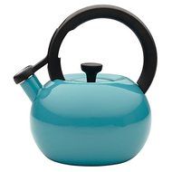 8 Cups Capacity Teakettle with Stainless Steel Lid, Capri Turquoise
