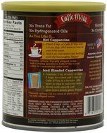 Caffe D'Vita French Vanilla Cappuccino, 16 Ounce Cans (Pack of 6) N4