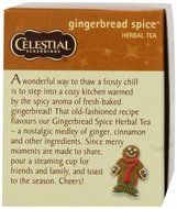 Celestial Seasonings Holiday Herbal Tea, Gingerbread Spice, 20 Count N3