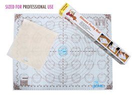 New Large Deli Professional Silicone Baking Mat with Measurements, Non-stick Pastry Mat to Countertop for Rolling...
