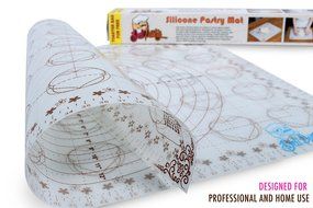 New Large Deli Professional Silicone Baking Mat with Measurements, Non-stick Pastry Mat to Countertop for Rolling... N2