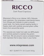 Nespresso Pods (Compatible) - Espresso From Italy - By Mixpresso (50 Capsules, Ricco: Intense) (Packaging may... N3
