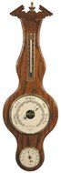 Banjo Barometer Thermometer Hygrometer in Dark Oak by West and Company