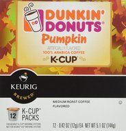 Dunkin Donuts Pumpkin Spice Flavor K-Cups for Keurig Coffee Brewers, 16 Count N7