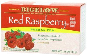 Bigelow Red Raspberry Herbal Tea, 20-Count Boxes (Pack of 6) N2