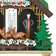 German Black Forest weather house made of plastic, weatherproof TU 890 N4