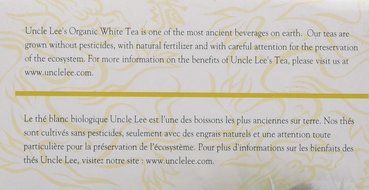 Legends of China Organic White Tea 100 Bags (Pack of 2) N2