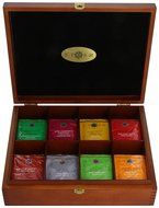 Stash Tea 8 Flavor Variety Pack Gift Set, 80 Count Tea Bags in Foil with Tea Chest