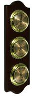 Ambient Weather WS-MDF0831-CTH Gold Dial Cherry Wood Weather Station with Temperature, Humidity and Quartz Clock