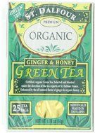 ST. DALFOUR Organic Green Tea, Tea Bags, Original, 1.75-Ounce Bags, 25-Count Boxes (Pack of 6) N18