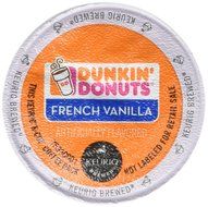 Dunkin Donuts French Vanilla Flavored Coffee K-Cups For Keurig K Cup Brewers (32 Count)
